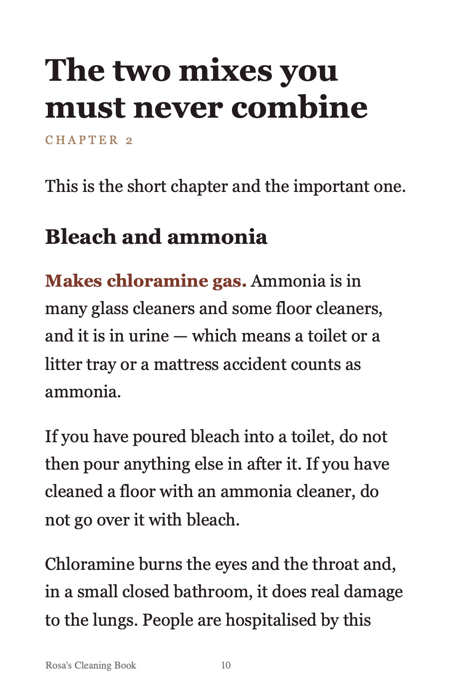 Page 10, the never-mix chapter